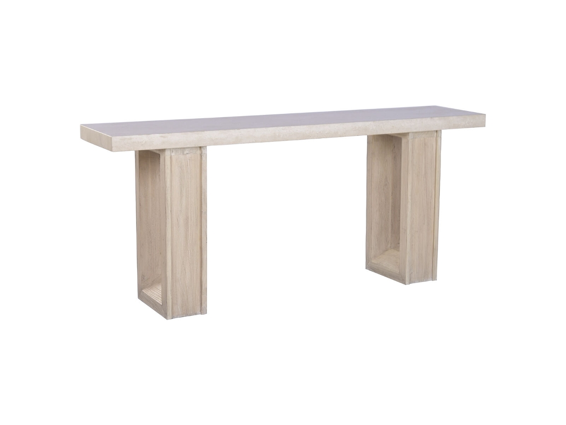 Consola Home Esprit Bege 180 X 38 X 76 Cm