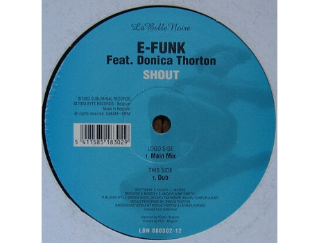 Vinil Shout, E-funk La Belle Noire