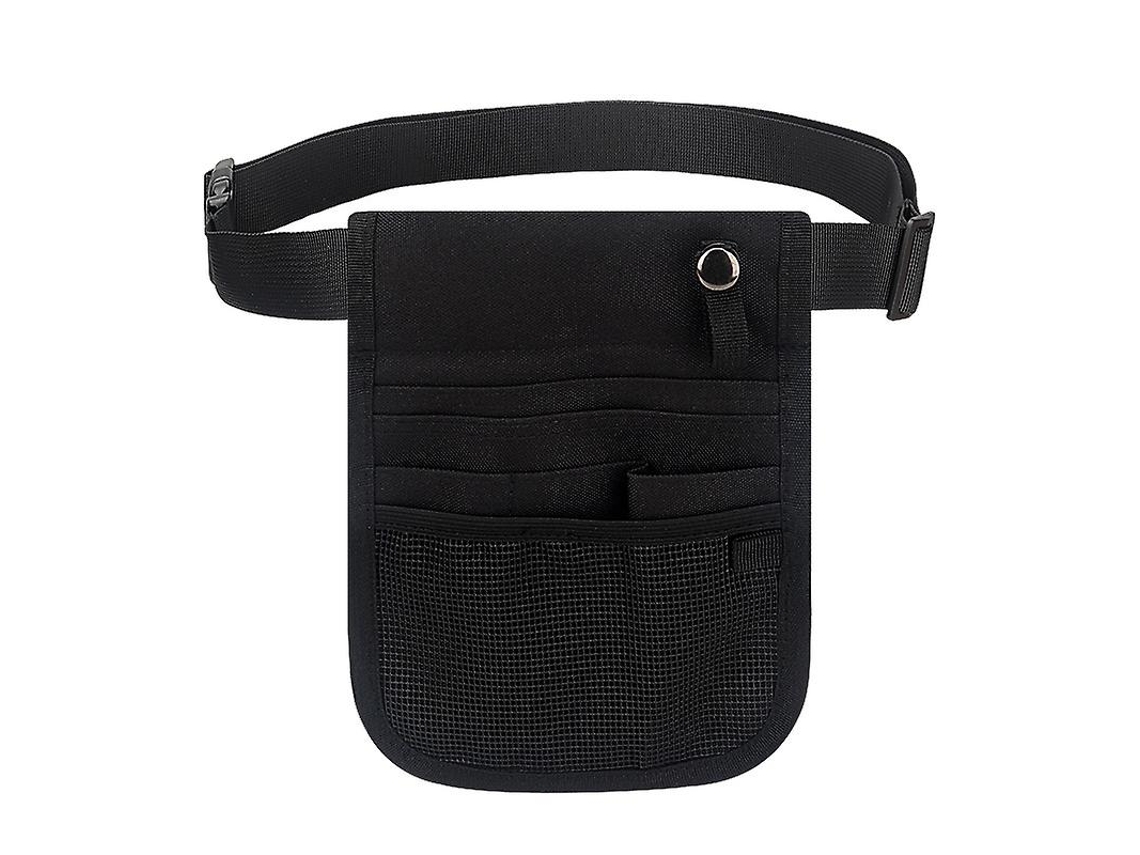 Bolsa Médica Multifuncional Portátil Para Armazenamento De Ferramentas, Tipo Pochete, Preta