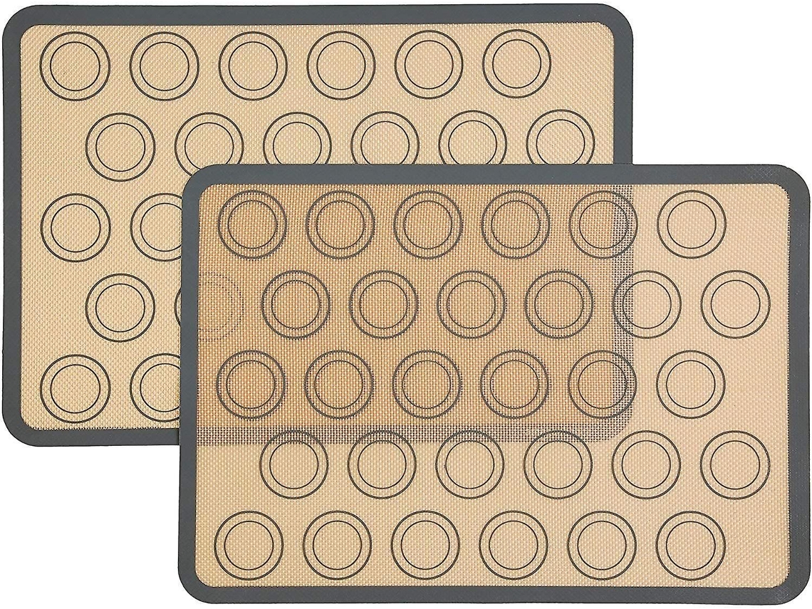 Tapete De Silicone Para Macarons, 2 Peças