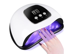 Lâmpada Uv Para Unhas Com Sensor Automático E Temporizador, Secador Rápido De Unhas Cor Branca