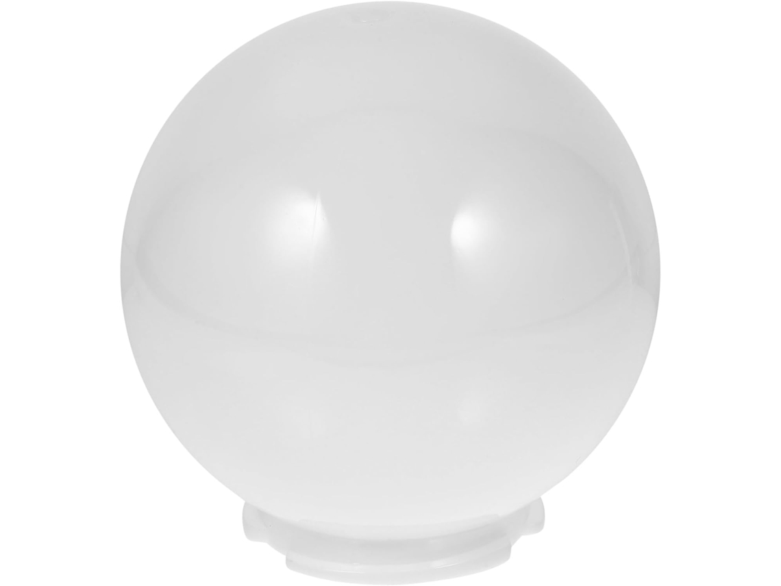 Globo de Acrílico Branco para Proteção Ocular em Luminárias Externas e Decoração de Luz Elegante. SFUSHOS