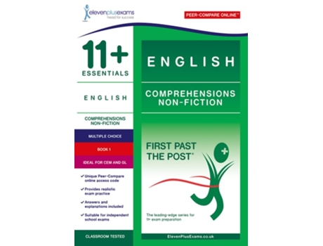 Livro 11 Essentials English Comprehensions Non Fiction Book 1 de Eleven Plus Exams (Inglês)