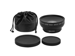 Lente De Ângulo Amplo 0.45x 46mm De Aleación Y Vidrio Óptico Para Abertura De Filtro 46mm