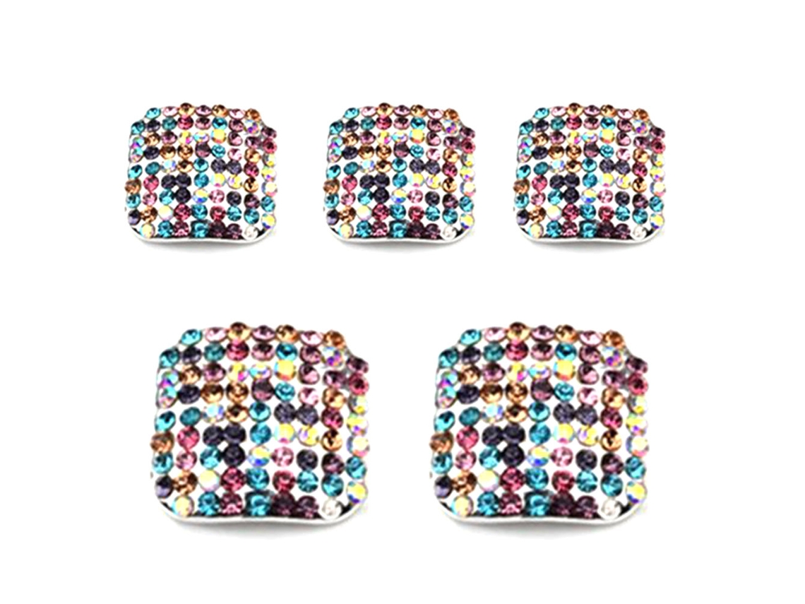 Unhas Artificiais De Pé Falsas Diy Decoração De Unhas Com Strass Colorido Para Manicure