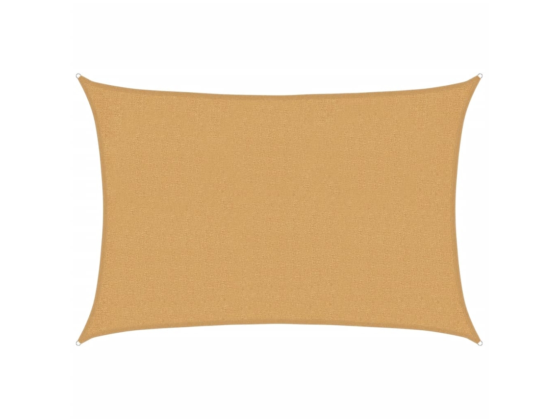 Maison Exclusive - Para-sol Estilo Vela Retangular 160 G/m² 2x2,5 M Pead Areia