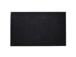 Doormat, Doormats Vidaxl Preto Poliéster (90 X 60 Cm)