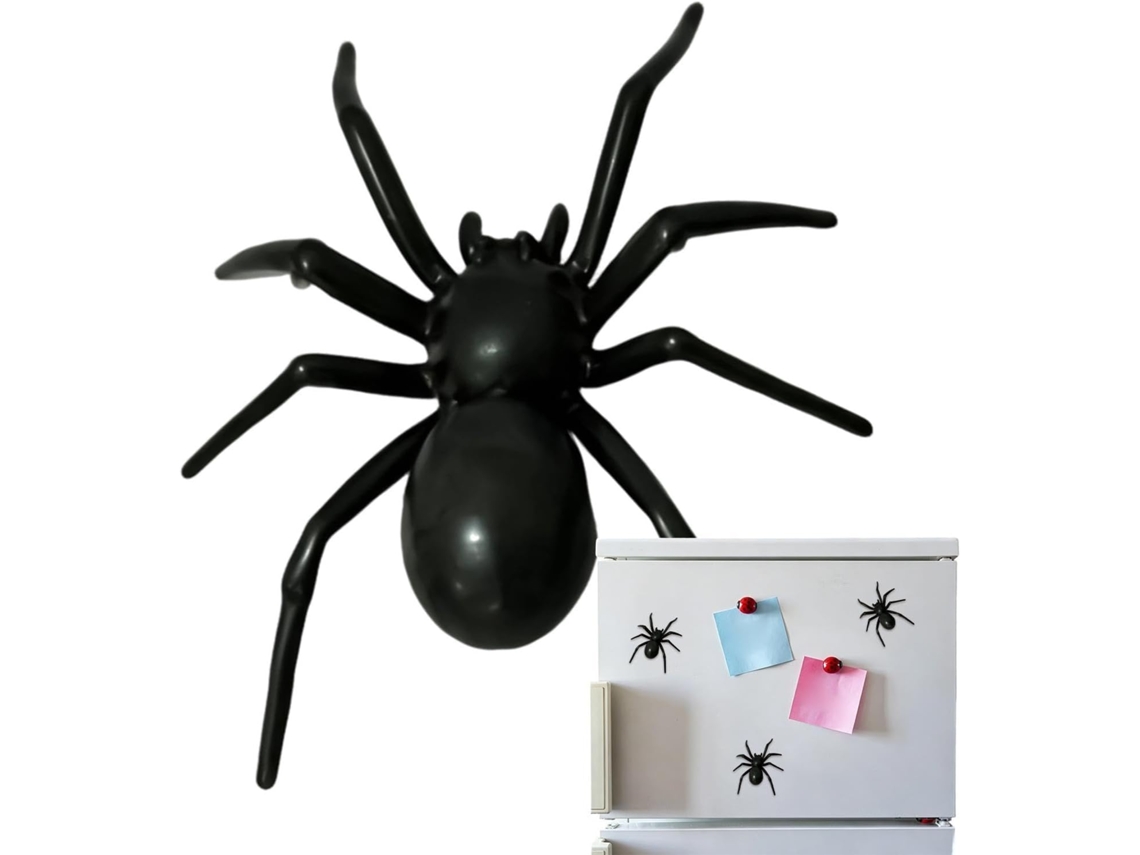 Ímã De Geladeira Em Formato De Aranha - Decoração Engraçada E Divertida |