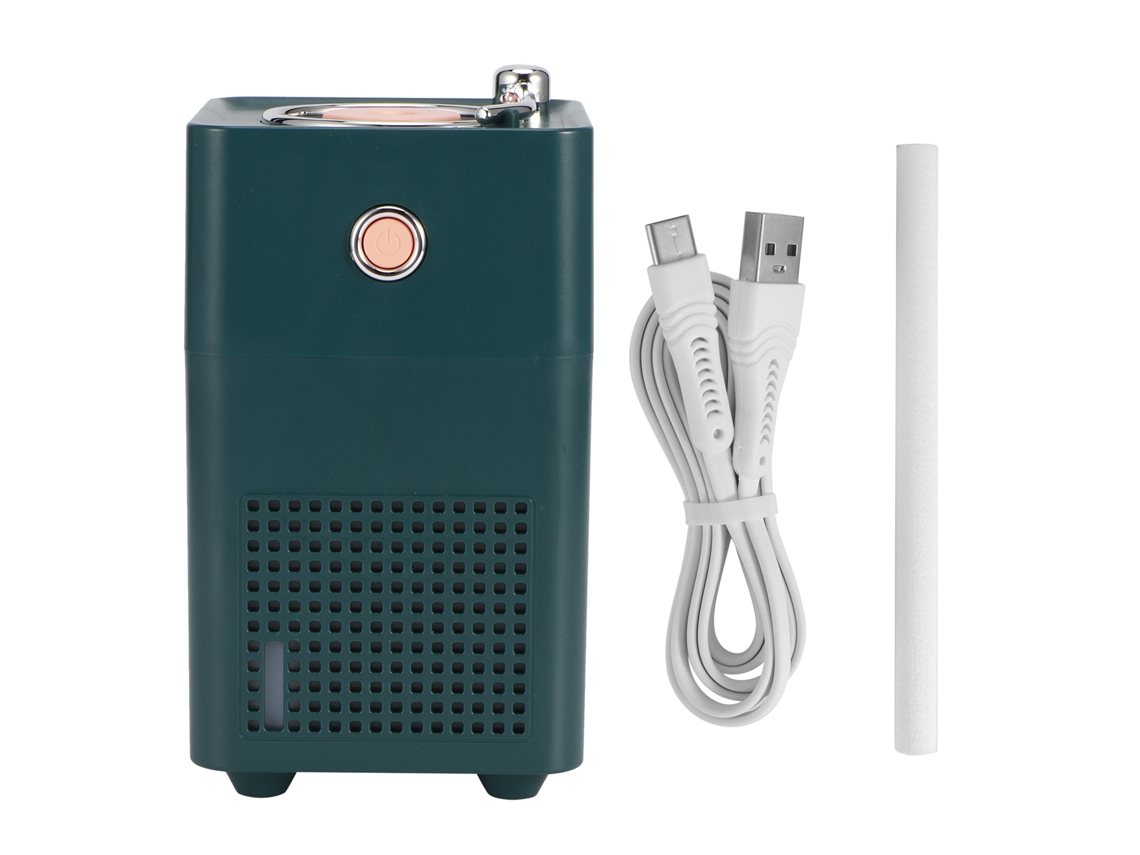 Umidificador Laxiscreed Portátil Com Dois Níveis De Volume De Névoa, Luz Noturna E Tocador De Vinil Retro Para Ambiente Usb