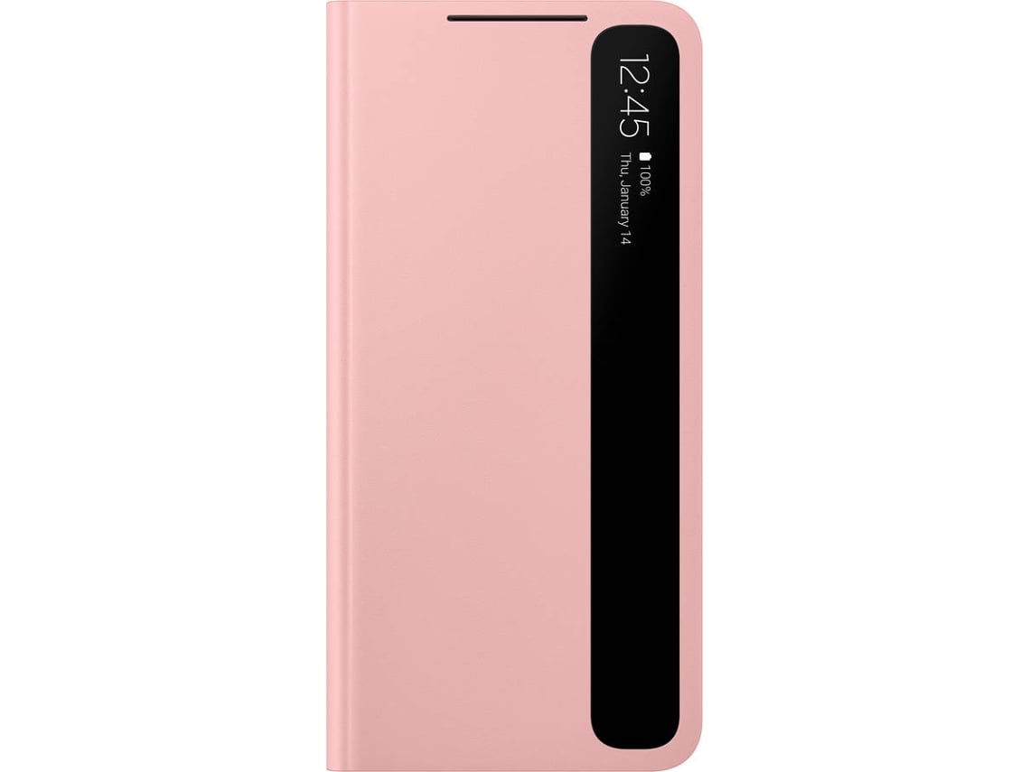 Capa SAMSUNG Galaxy S21 Clear View Cover Rosa
