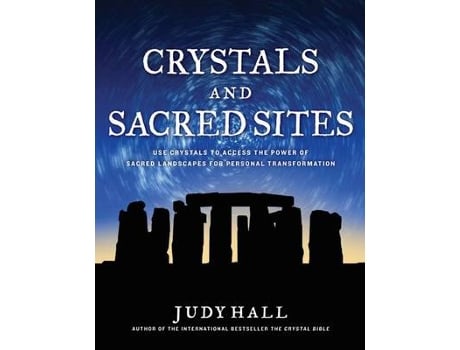 Livro crystals and sacred sites de judy hall (inglês)