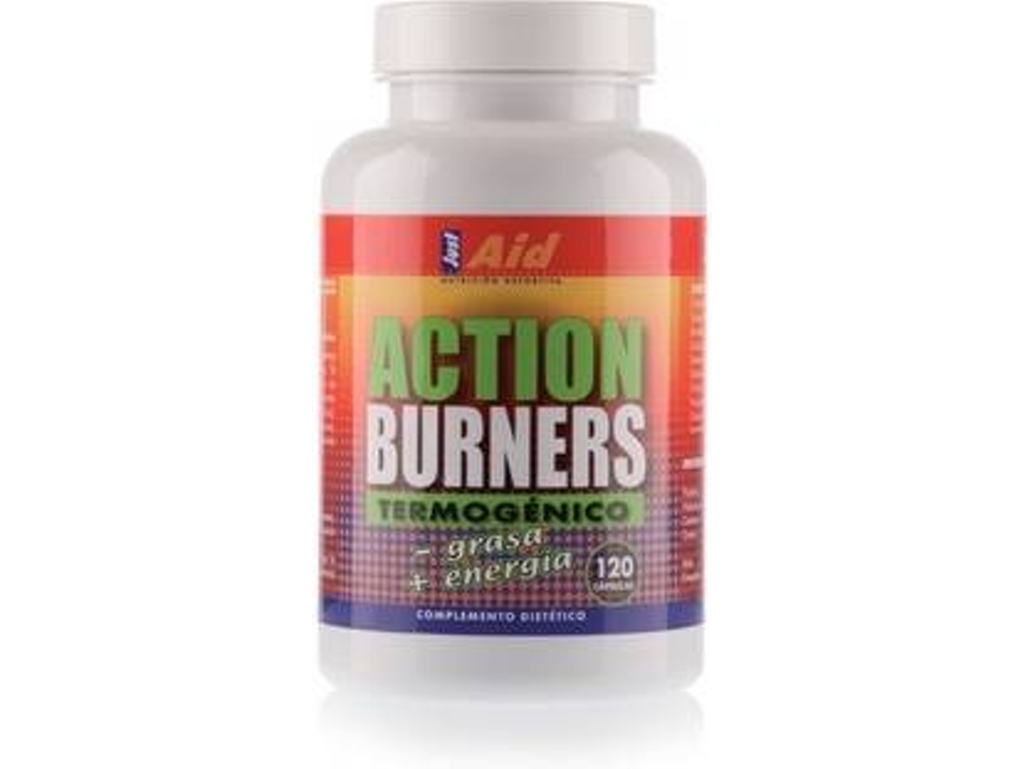 Suplemento Alimentar JUST AID Action Burners (120 cápsulas)