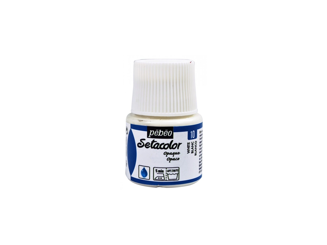 Setacolor Tinta Têxtil Opaca Branca 45 Ml PÉBÉO