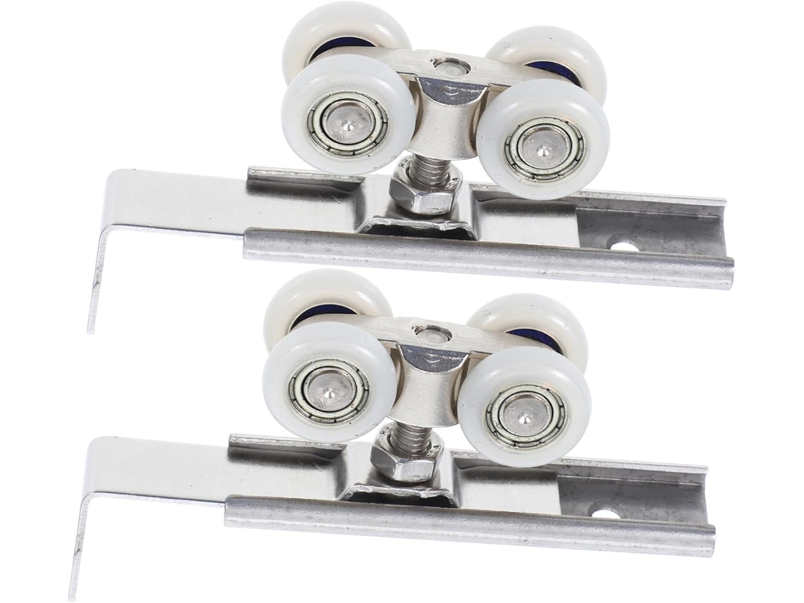 Conjunto De 2 Polias Aço Inoxidável Homoyoyo Para Portas Correr. Rolos