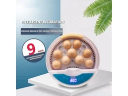 Incubadora De Ovos Multifuncional Incubadora Automática Gashapon Com Controle Digital De Temperatura E Umidade X45 Slowmoose (9 Ovos)