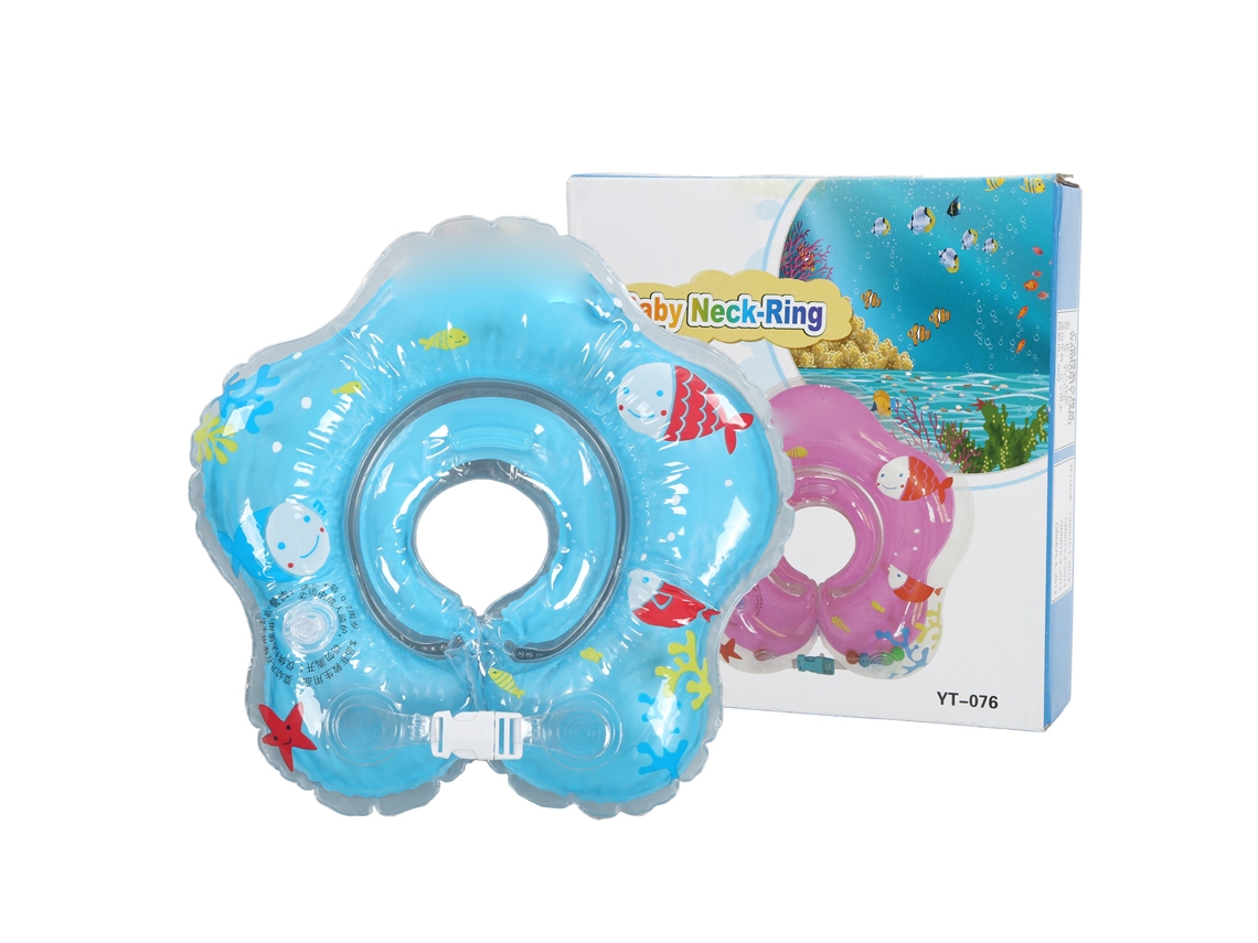Boia De Natação Inflável Mais Grossa Para Bebês, Equipamento De Natação Para Bebês Com Sinos Para Recém-nascidos, Azul, 8,5 Cm/3,3 -aquaforge