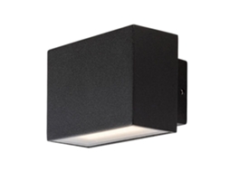 Aplique Exterior Rabalux Mataro Led 7w Ip54 Preto