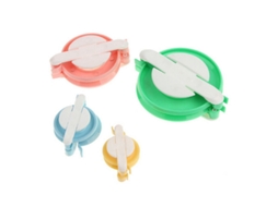 Conjunto de 4 Ferramentas para Tecer Bolas de Cabelo Trançado . AQUAFORGE (vermelho, Amarelo, Rosa e Verde)