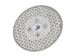 Disco De Corte E Esmerilado De Diamante Eletrodepositado M14, Grano 40, 125mm Para Granito E Mármore