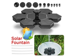 Fonte Solar em Cascata e Banho para Pássaros AQUAFORGE