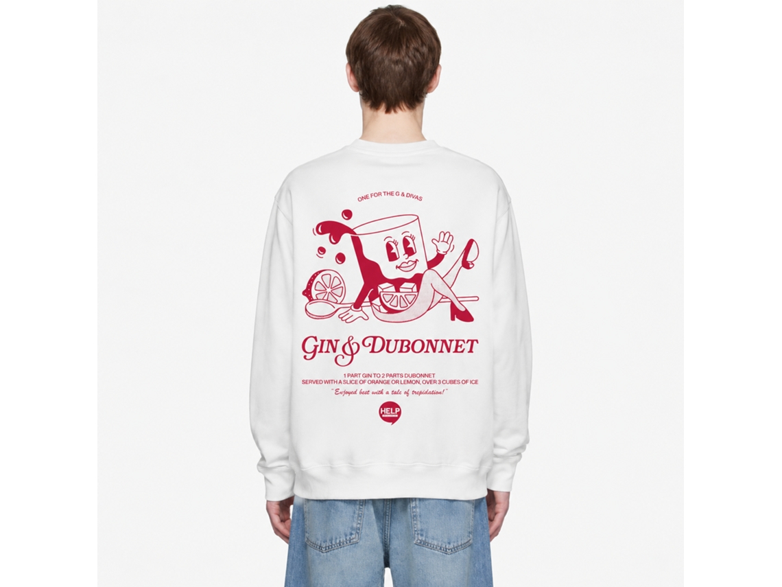 Rockinstone Gin Dubonnet Sweatshirtdouble-sided Print Unique Designer Style