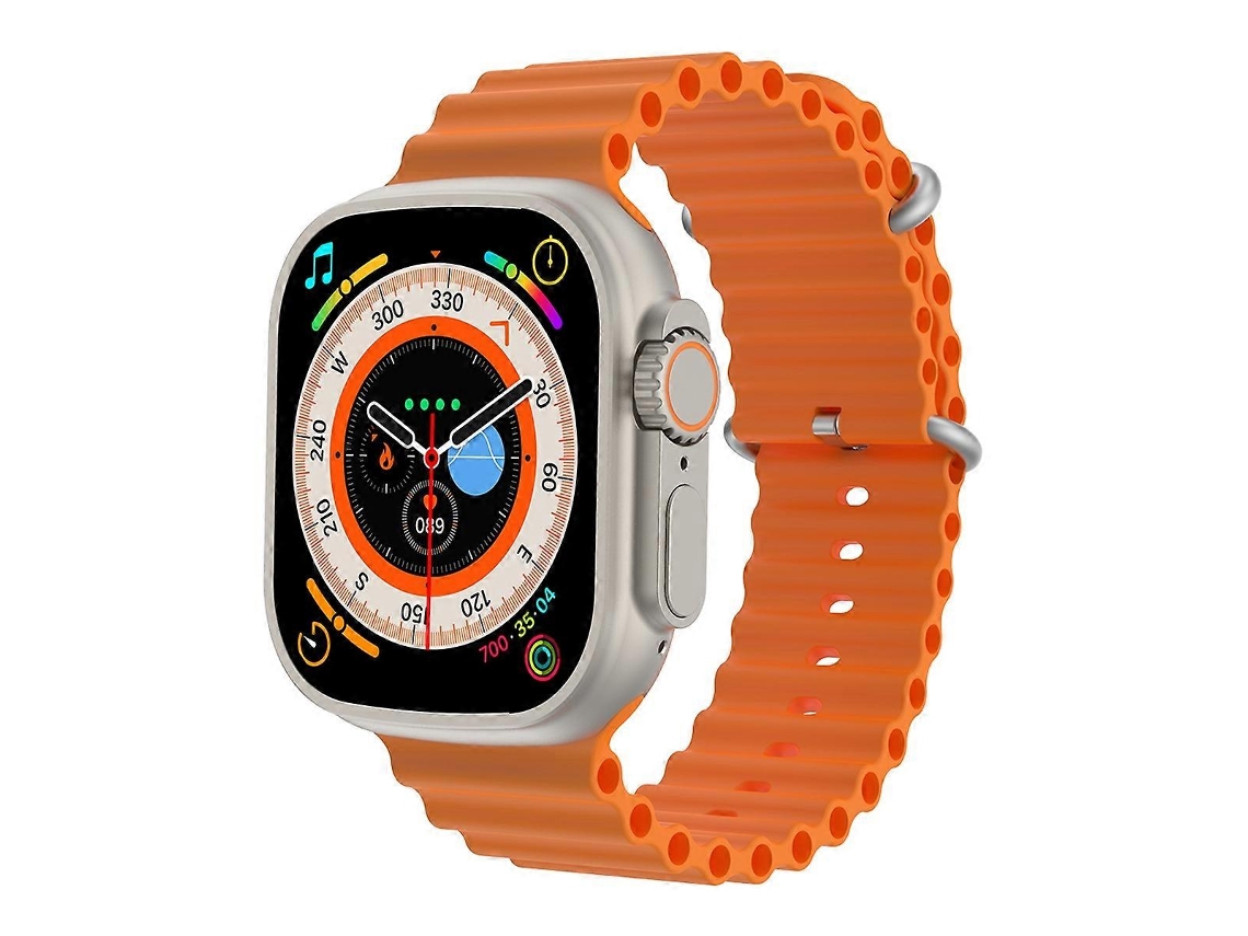 Smartwatch S800 Ultra Max Com Tela Tft De 1,96 Polegadas E Suporte Para Monitoramento De Frequência Cardíaca E Pressão Arterial.