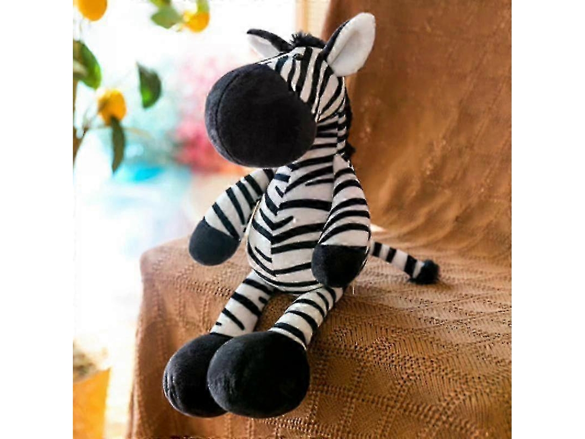 Boneca De Pelúcia De Zebra, Macia, Para Brinquedo E Decoração
