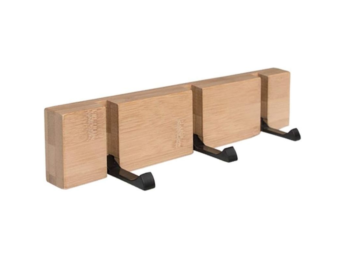 Perchero De Parede Com 3 Ganchos Retráteis, Para Casacos, Cachecóis, Bolsas, Etc., Design Elegante E Resistente, Economia De Espaço
