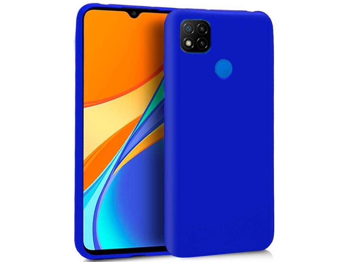 Capa para Xiaomi Redmi 9C COOL Silicone Azul