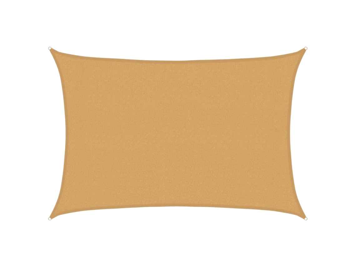 Maison Exclusive - Para-sol Estilo Vela Retangular 160 G/m² 3x4,5 M Pead Areia