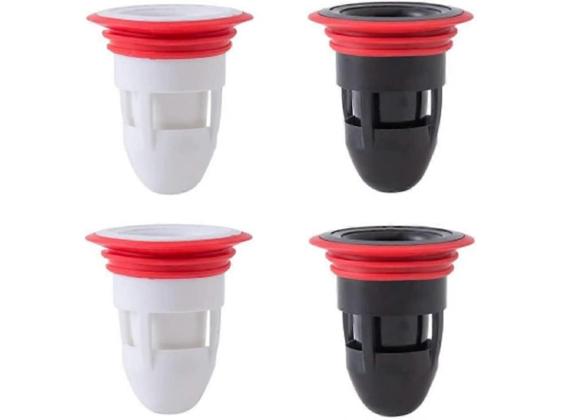 Ralo De Chuveiro Com Válvula Antirrefluxo, 4 Peças