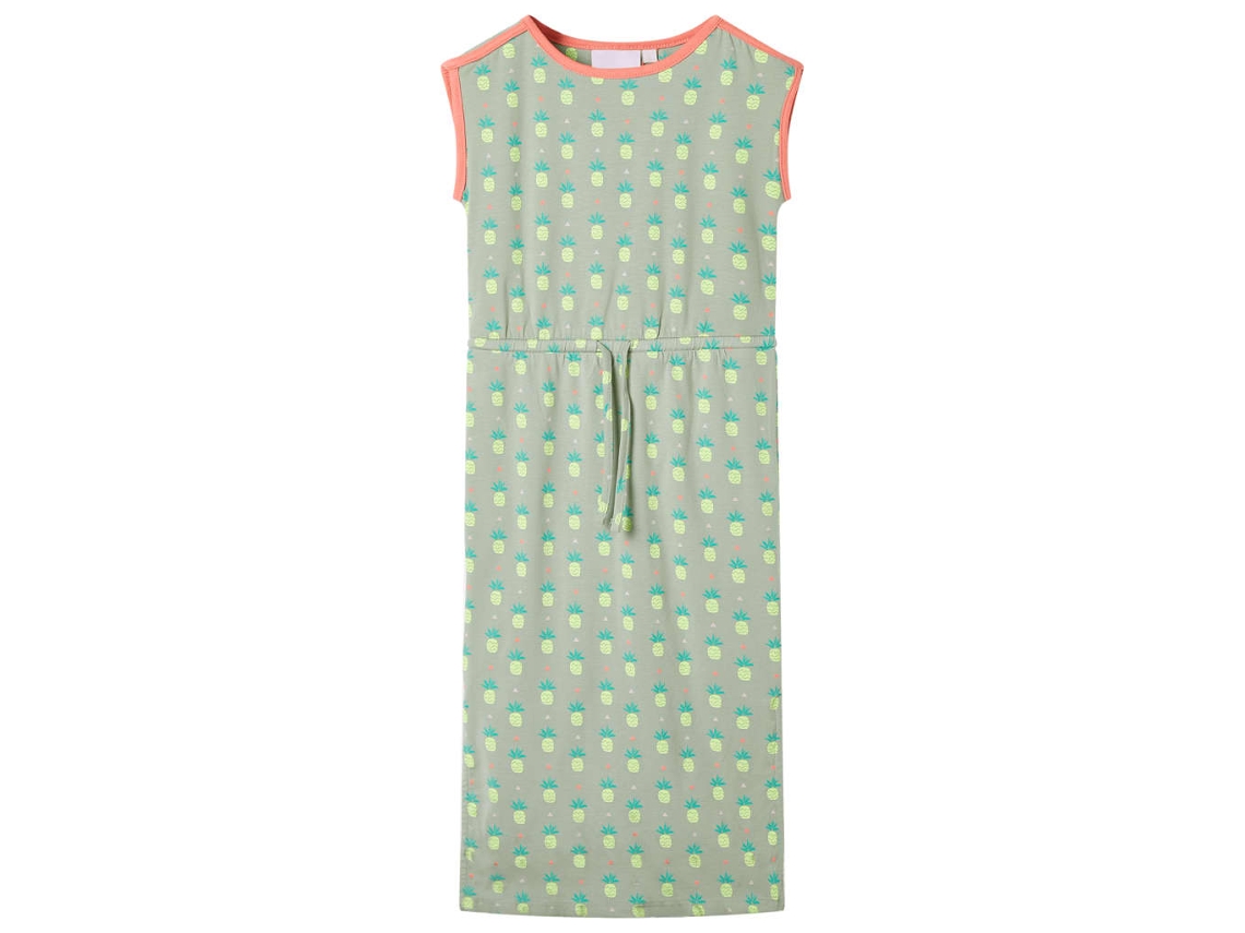 Vestido Para Criança Menta Velho 116