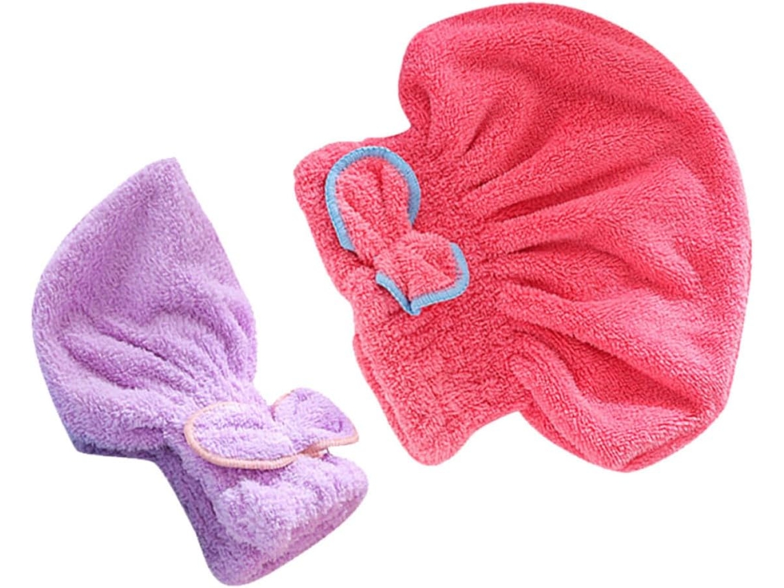 Conjunto De 2 Toalha Com Capuz, Superabsorvente, Secagem Rápida, Para