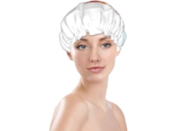 Touca De Banho Feminina, Reutilizável, Impermeável, Dupla Camada, Com Elástico, Ideal Para Cabelos Longos, Com Estampa