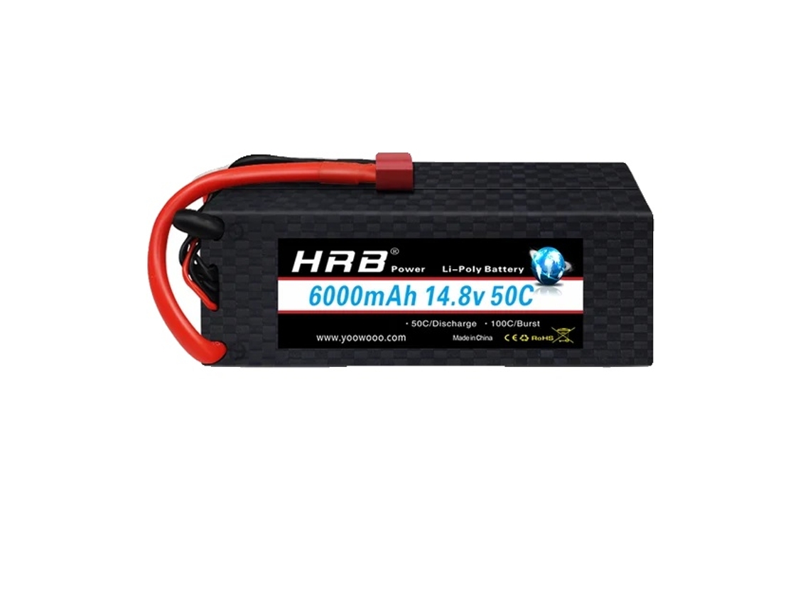 Bateria Rc Lipo, Várias Opções De Voltagem, Alta Capacidade,4s 6000mah Hard T Oem