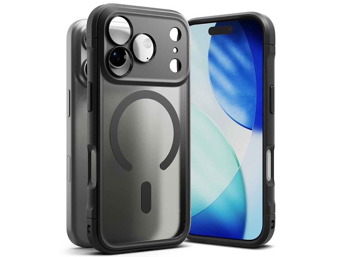 Capa Ringke Para Iphone 17 Pro Magsafe Fusion Bold Preto Fosco