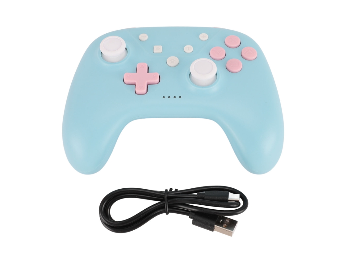 Controle Sem Fio de Jogo Bluetooth EOOCOO (giroscópio de 6 Eixos Integrado, Motores Assimétricos)