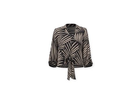 Blusa De Mulher Joseph Ribkoff Poliéster Bege (46)