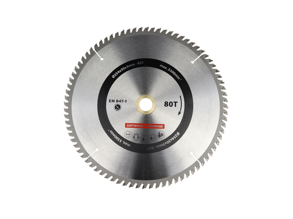 Lâminas de Serra Circular 254X30 Mm 80T Por Peça WOVAR
