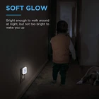 Sensor De Luz Led Noturna, Luz Branca, Novo Descanso Para Corredor De Cozinha Zeuxo