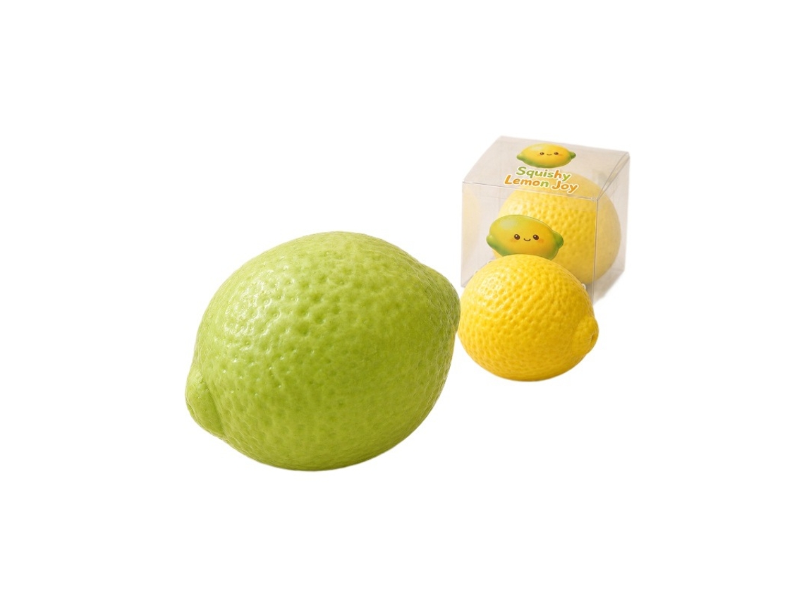 Brinquedo Antisstress Em Forma De Limão (mudança De Cor Com A Temperatura)