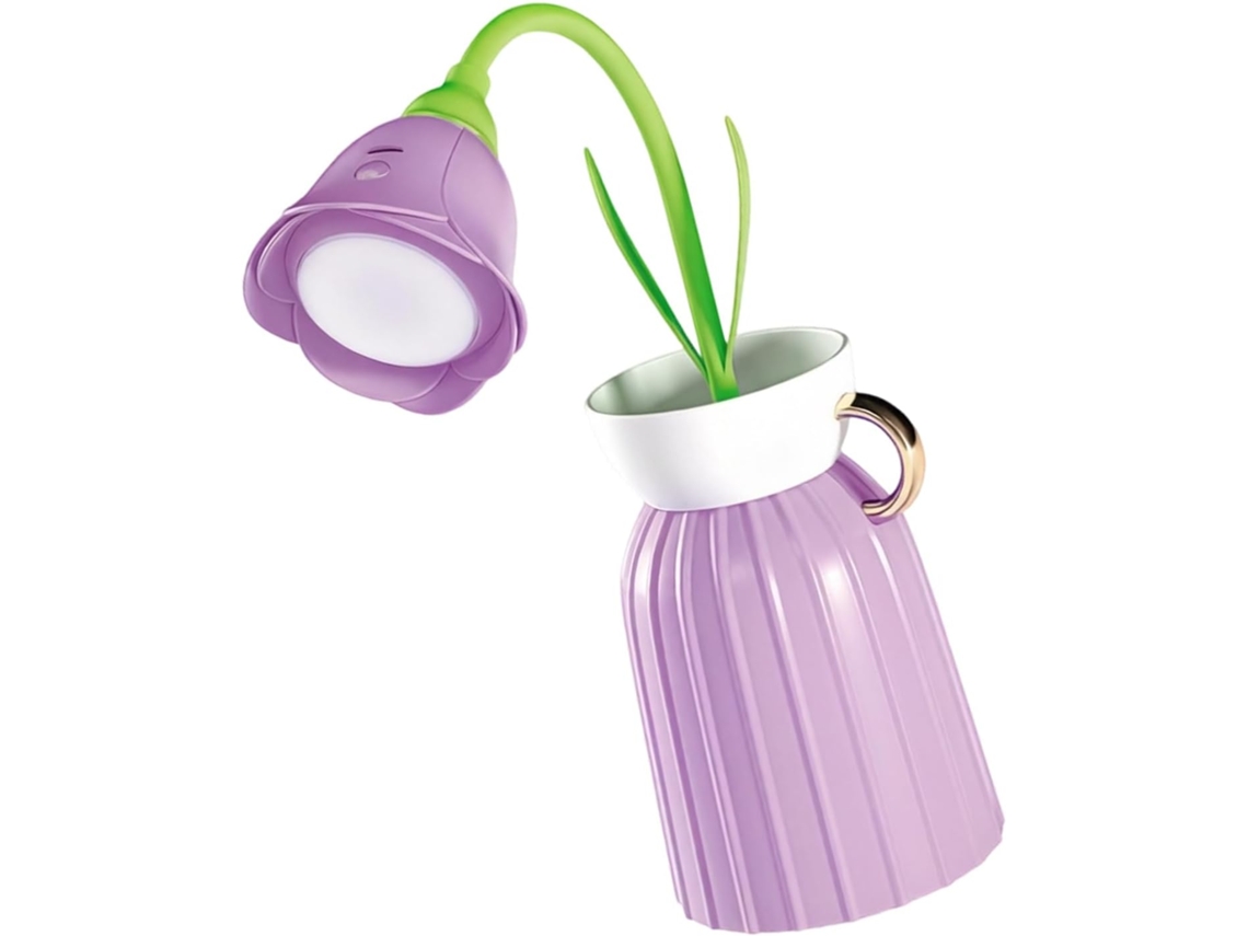 Elegantes Candeeiros De Mesa Com Design Floral E Brilho Ajustável Textura Em Abs Perfeitos Para Uma Cabeceira Ou Como