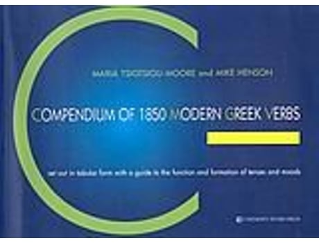 Livro COMPENDIUM OF 1850 MODERN GREEK VERBS de Henson Mike Tsiotsiou - Moore Maria (Inglês)
