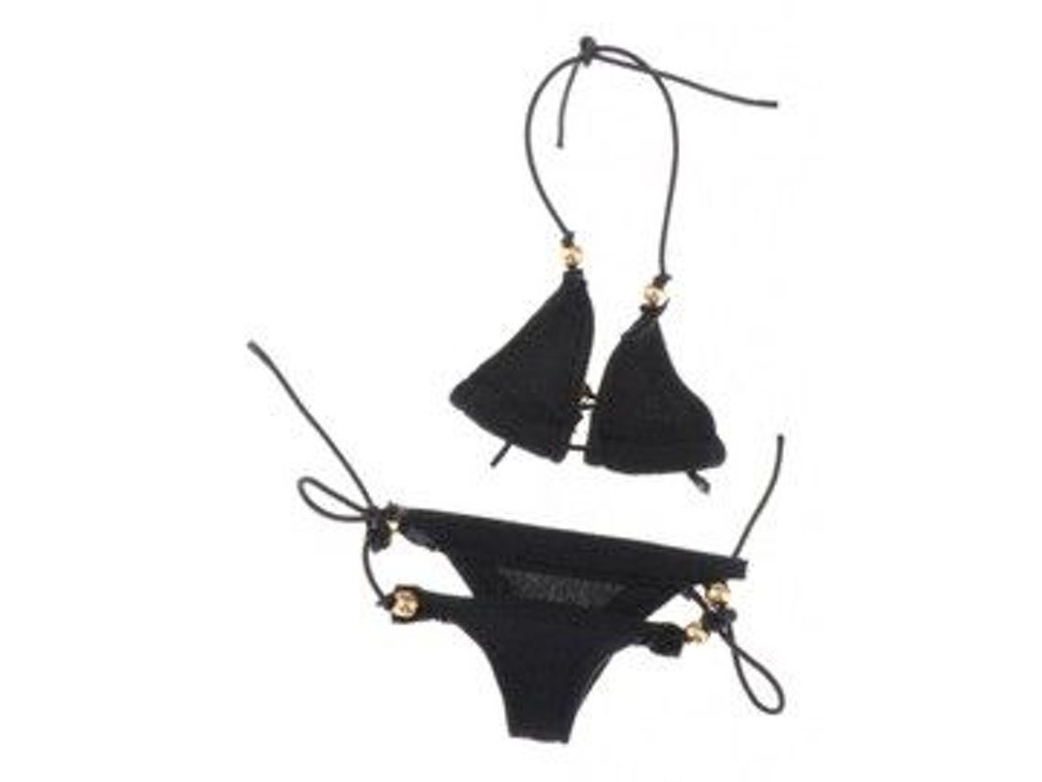 Conjunto de Roupas para Boneca 6 Conjuntos de Lingerie Preta Sensual