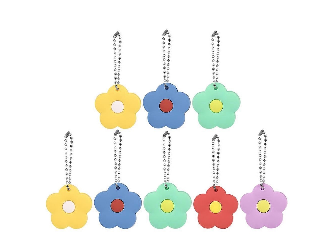 Capas De Chave De Silicone, Forma De Flor, 8 Peças, Para Proteção