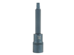 Bocado de Soquete de Berloqueiro Elétrico Plum 1/2" 100mm Aço S2 YURU ferramenta de Estrela T40