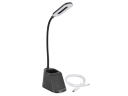 Lámpara de Escritorio Led Con Carga Inalámbrica Y Portalápices, Iluminación Protectora para La Vista En La Oficina Y El Estudio.