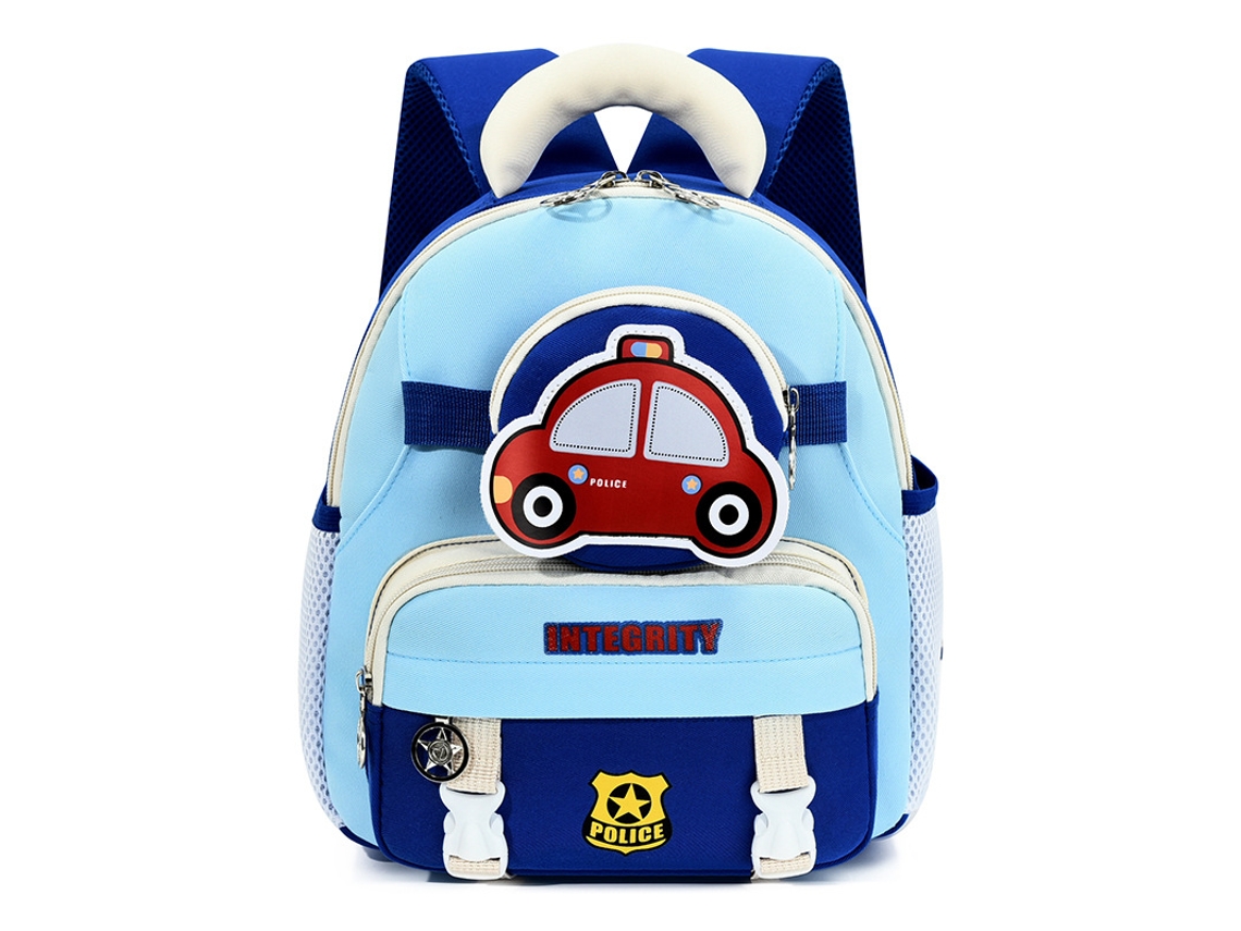 Mochila Escolar, Mochila Para Estudantes, Bolsa De Ombro Com Estampa De Desenho Animadoazul Royal