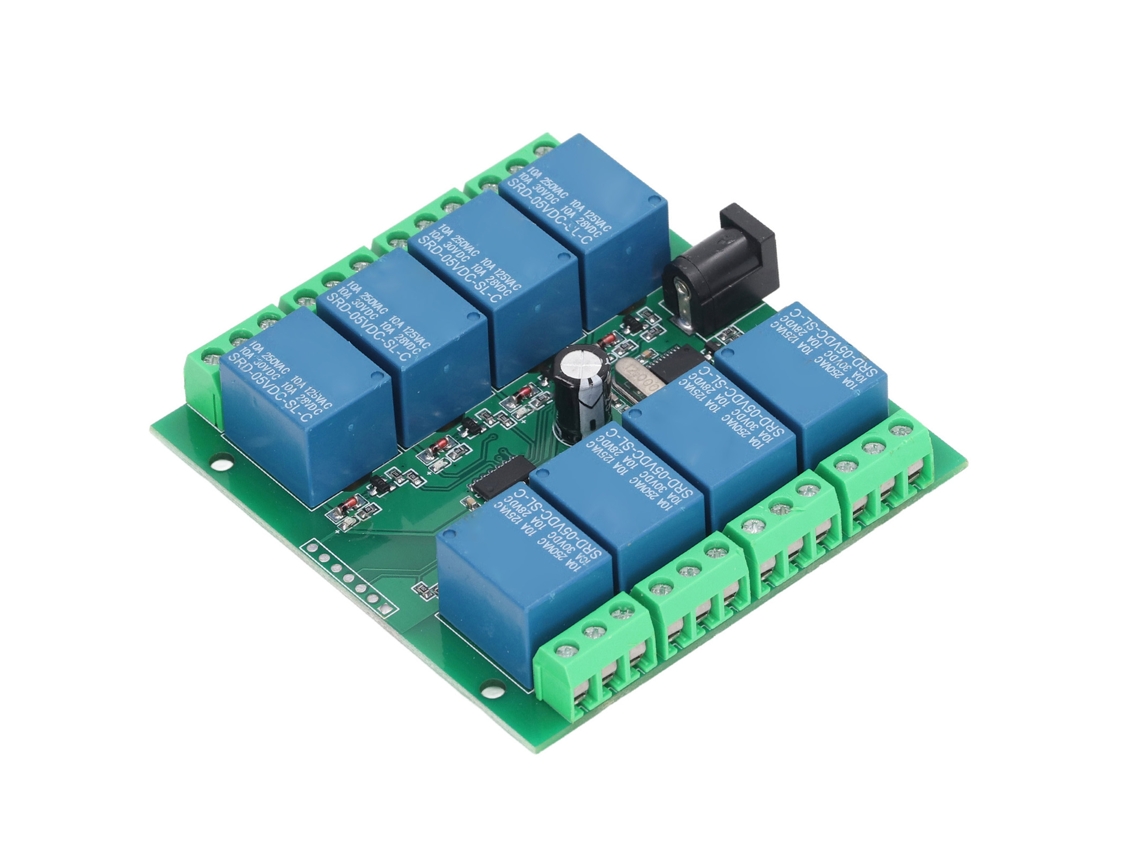 Módulo Relé 8 Canais Proteção Sobrecarga Switch USB DC 5V S/MARCA