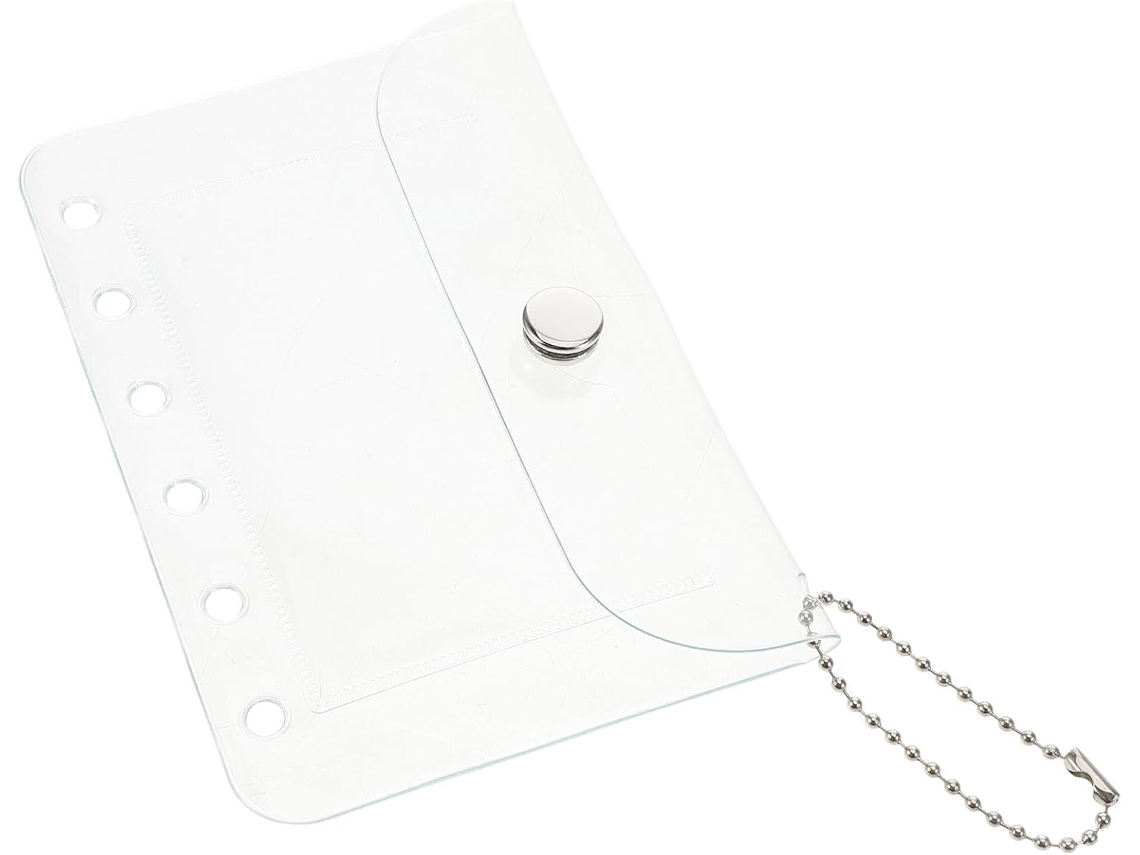 Ibasenice Bolsa Pvc Transparente Para Cartes A7 Grosse Capacité De Rangement - Étui Elegante E Minimaliste